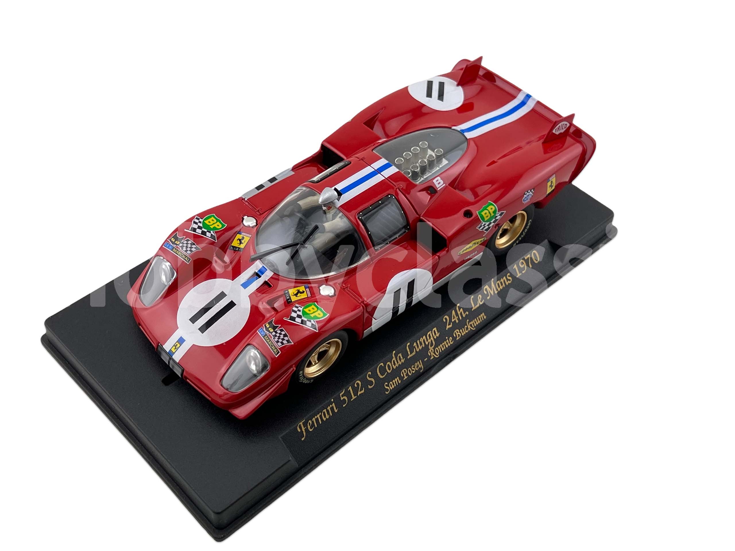 Ferrari 512S Coda Lunga Le Mans 1970 Fly Car Model