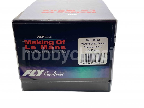 FLY 1/32 N°99128 – Slotcar Porsche 917K « Making Of Le Mans » Gulf Cam Elford McQueen