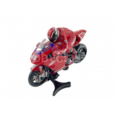 Scalextric moto MotoGP Figure-Rouge Ducati GP "CAPIROSSI" pour C6008 