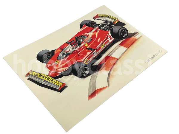 Litografía - Ferrari 40 Years F1 1948 - 1987