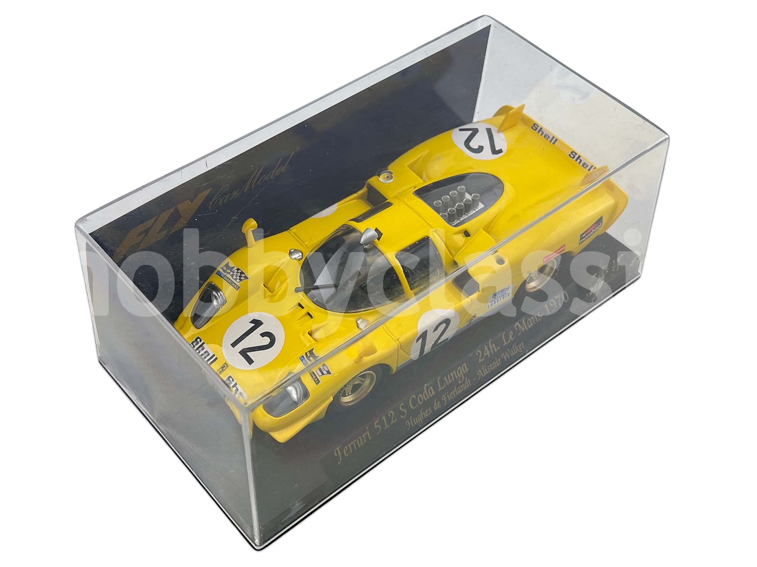 Slot Car FLY Ferrari 512S Coda Lunga – #7 Le Mans 1970, Ronnie Peterson, 1/32