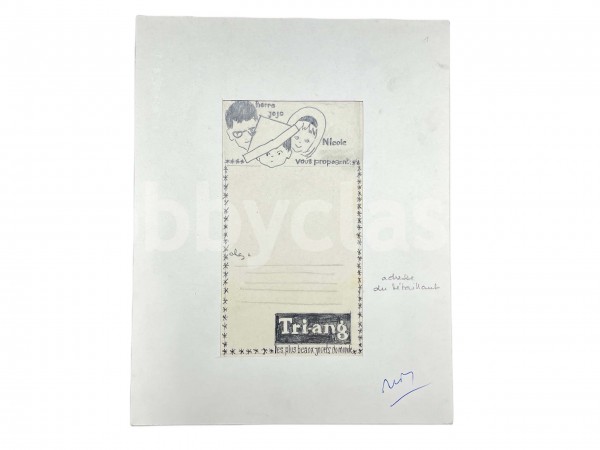 Boceto Original Publicidad Triang