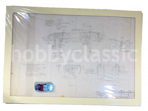 Plano original Carrocería -  Ford GT40 C-77