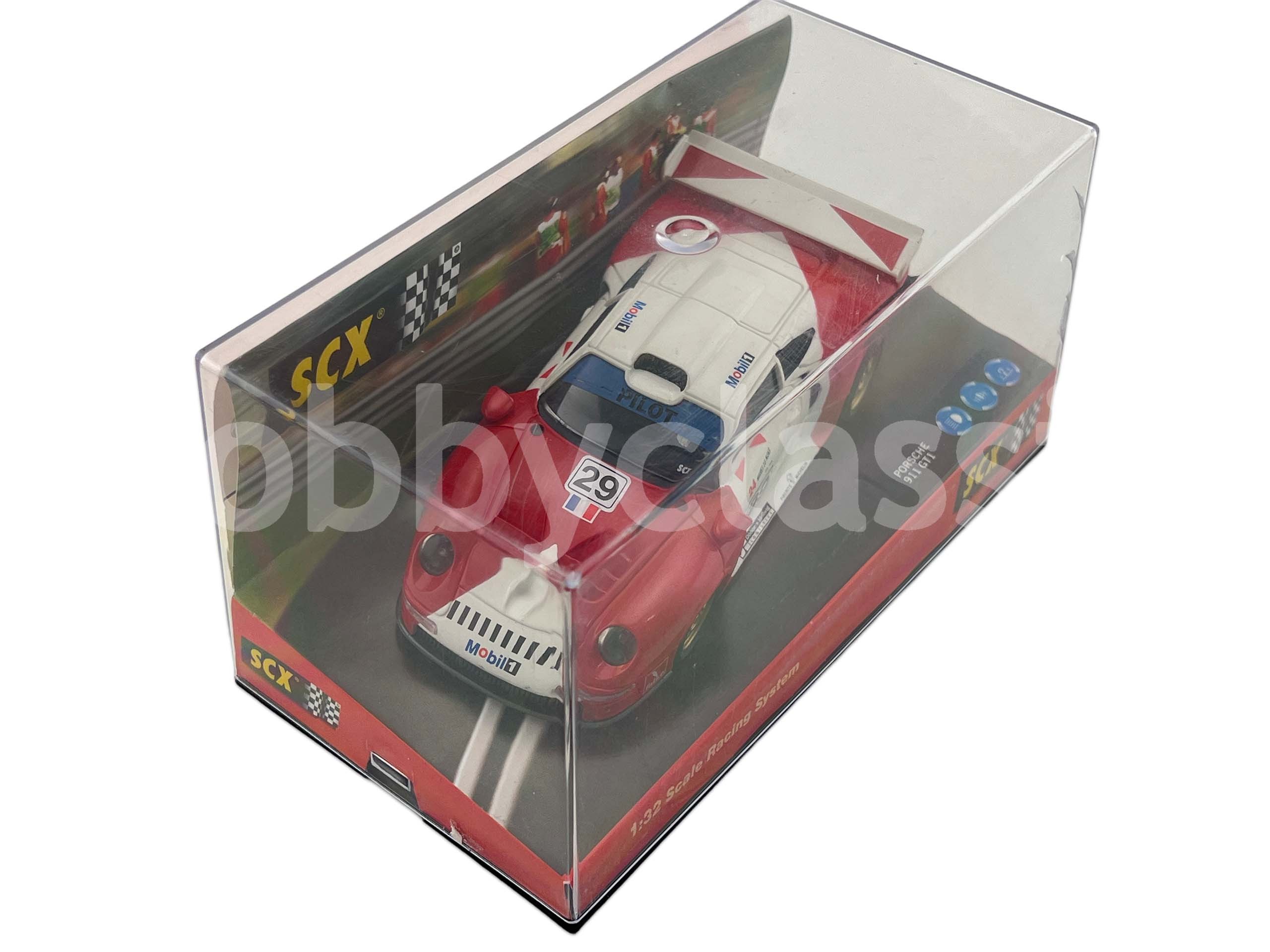 SCALEXTRIC Pull-Power Rennauto – Porsche 911 GT3 #12, Maßstab 1:43 – Ohne Schienen überall Fahren