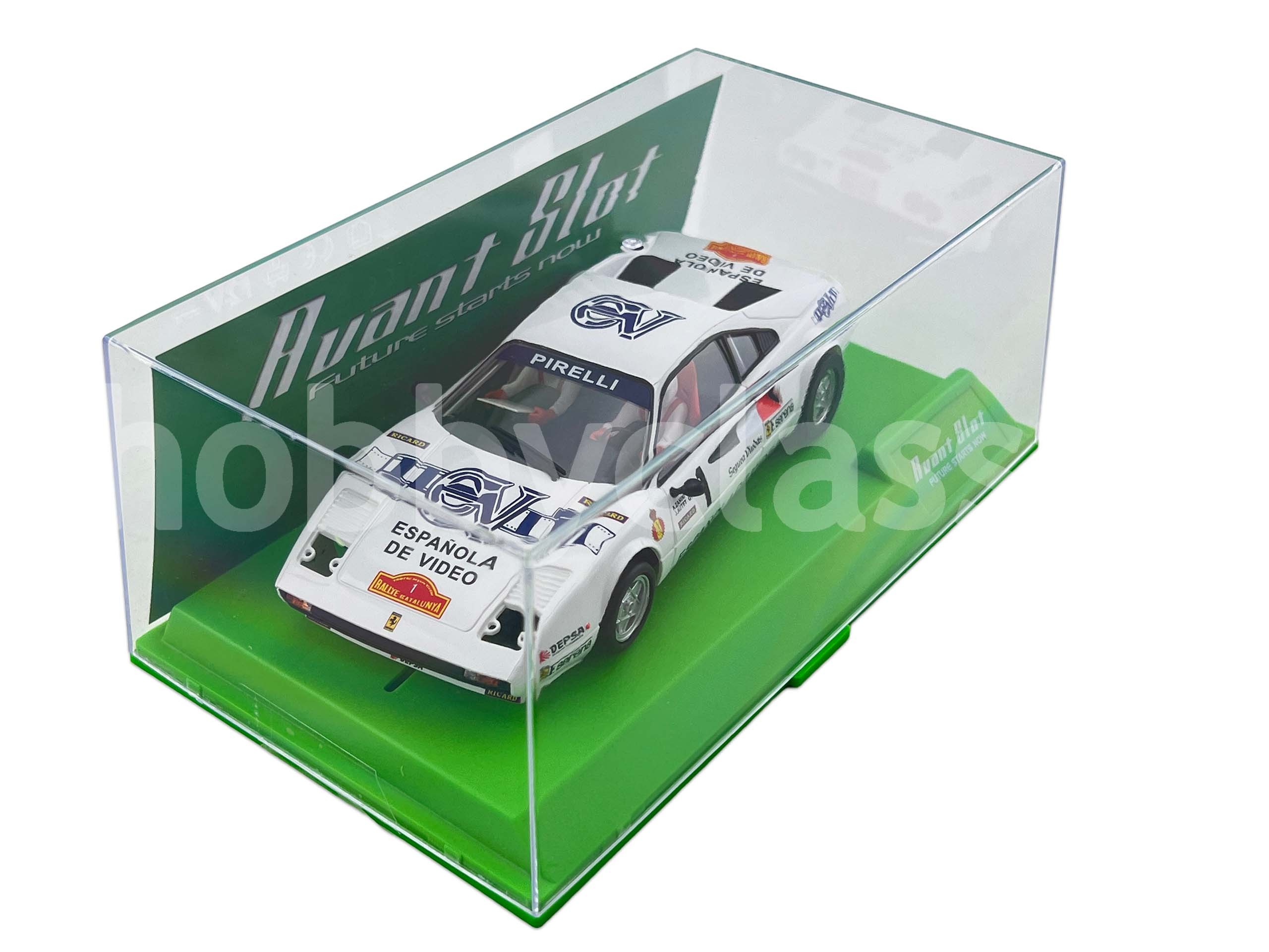 Miniatura Ferrari 308 GTB Nº3 Rallye El Corte Inglés 1985 Zanini / Autet - Best Model 1/43