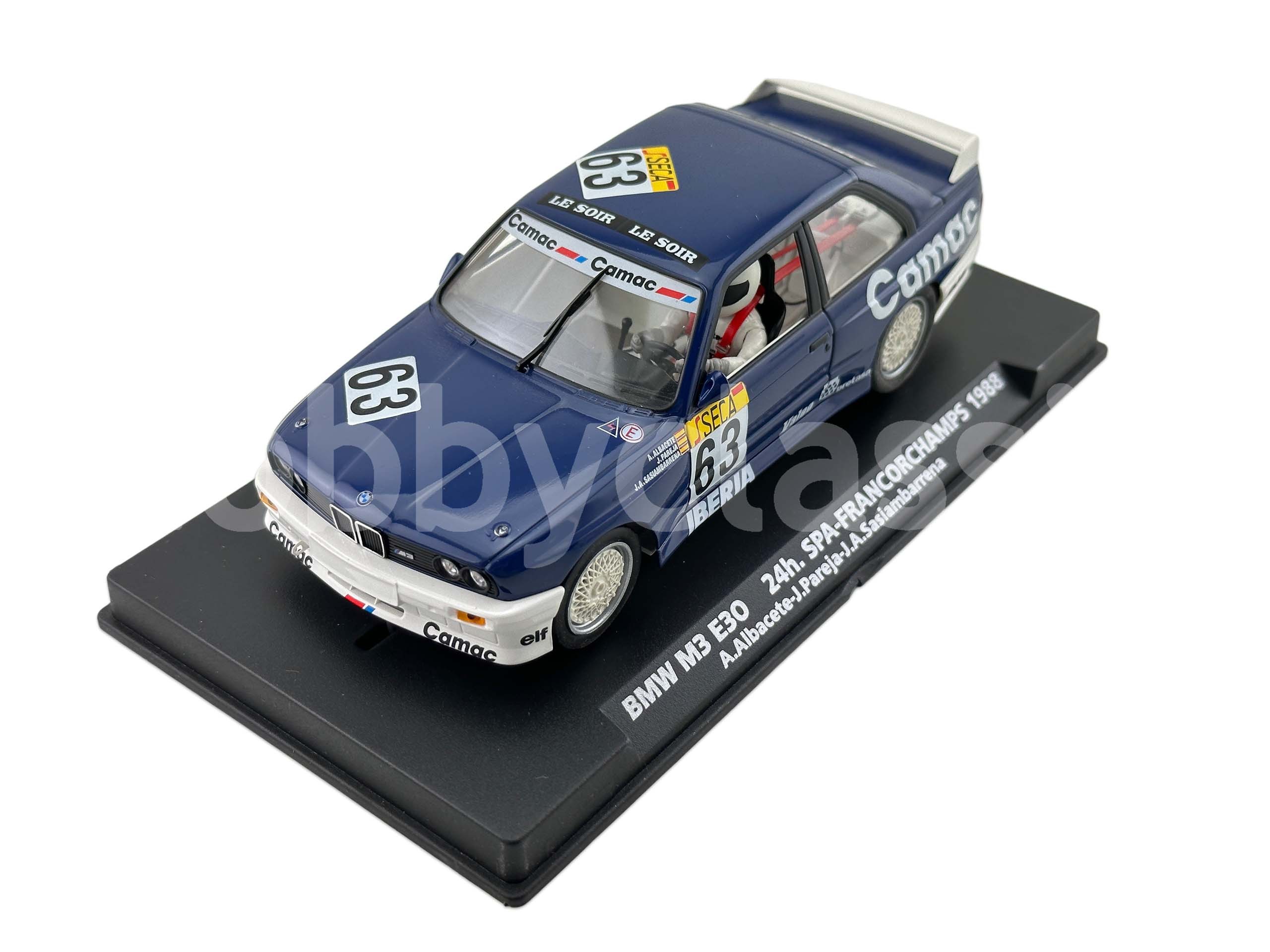 Slot Car 1/32 BMW M3 E30 Rally Montecarlo 1989 FINA #18 FLY