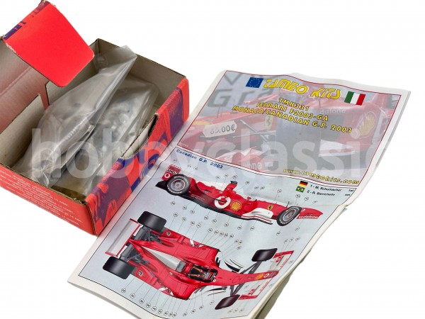 Kit 1/43 Metálico - Ferrari F2003-GA - 1st Canadian GP 2003 M. Schumacher