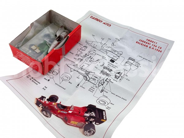 Kit 1/43 Metálico - Ferrari 126 C4 - 1st Belgian GP 1984. M. Alboreto