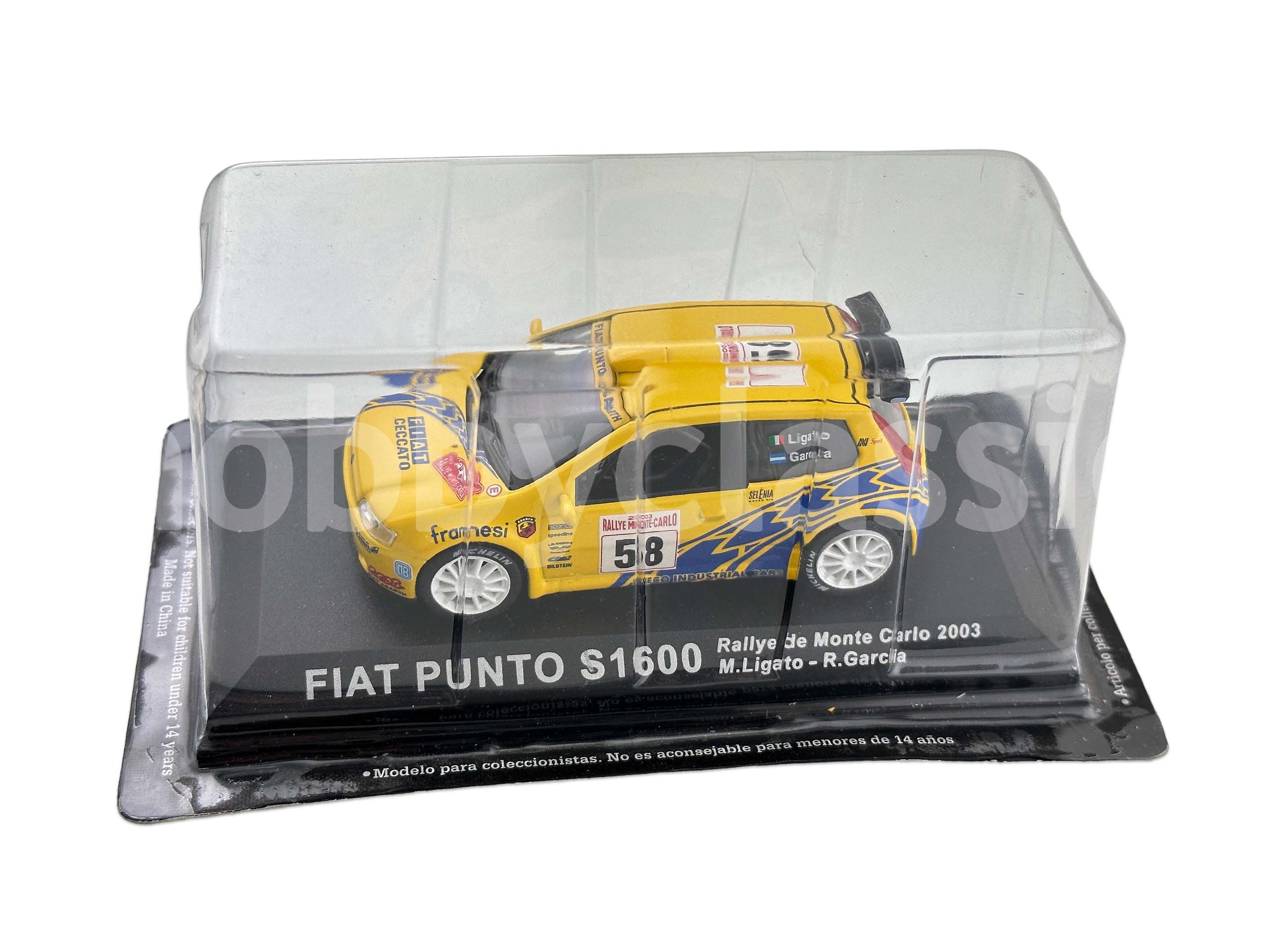 Kit Résine Tip Top 1/43 Opel Corsa S1600 Rallye Monte-Carlo 2003 (Sans Décalco)
