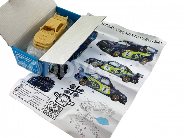 Kit 1/43 - Subaru Impreza WRC - Rally MonteCarlo 2001