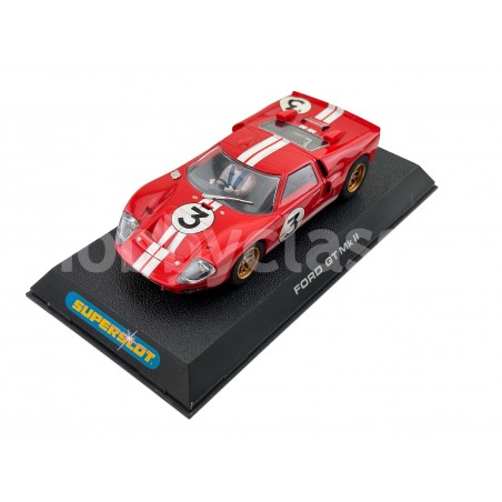 Voiture De Slot Racing Scalextric Espagne - FORD GT MKII N°5 Le Mans 1966 - H2465 - NEUVE