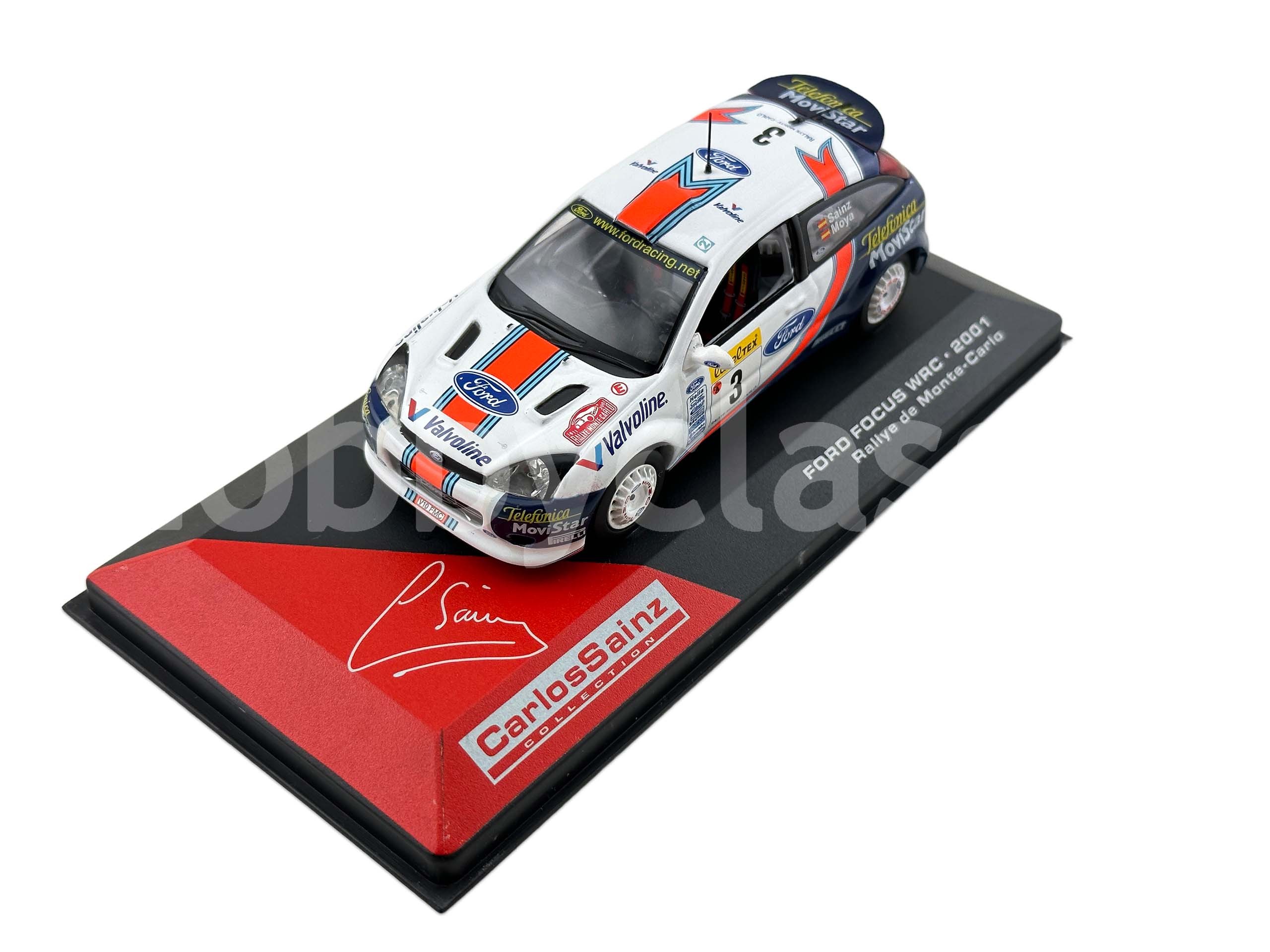 Miniature Autoart 1/43 - Ford Focus WRC 2001 McRae Rally Monte-Carlo - Neuve Sous Boîte