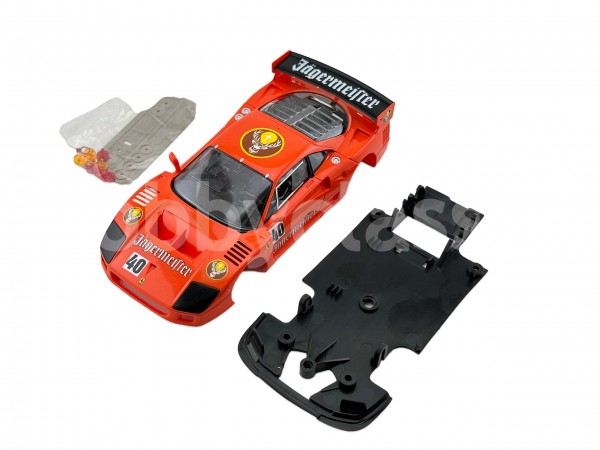 Pack Carrocería + Chasis - Ferrari F40 Jagermeister