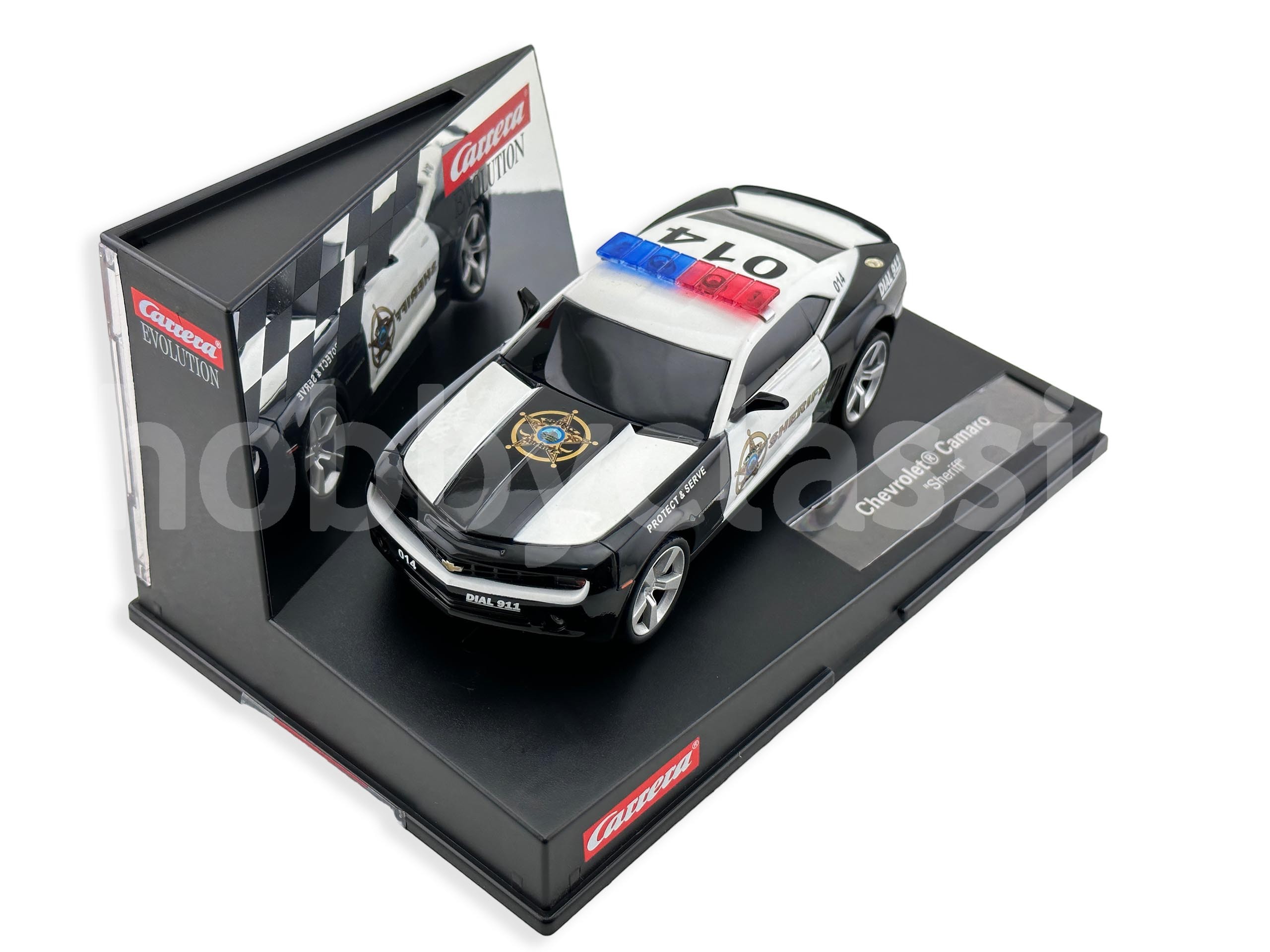 Voiture Circuit Carrera GO Chevrolet Camaro Sheriff - Occasion - Pour Circuits Carrera GO