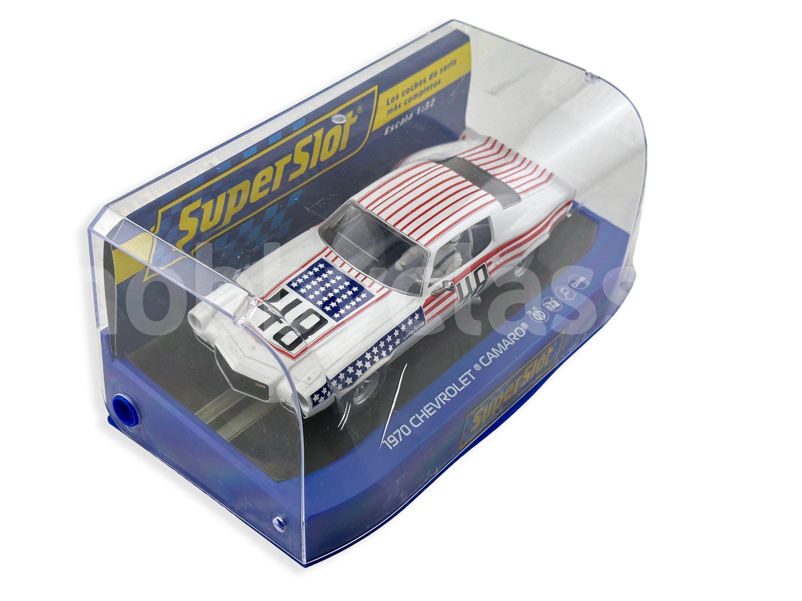 Muscle Machines 1/18 - Chevrolet Camaro 1969 - Stars & Stripes - Rouge, Blanc, Bleu