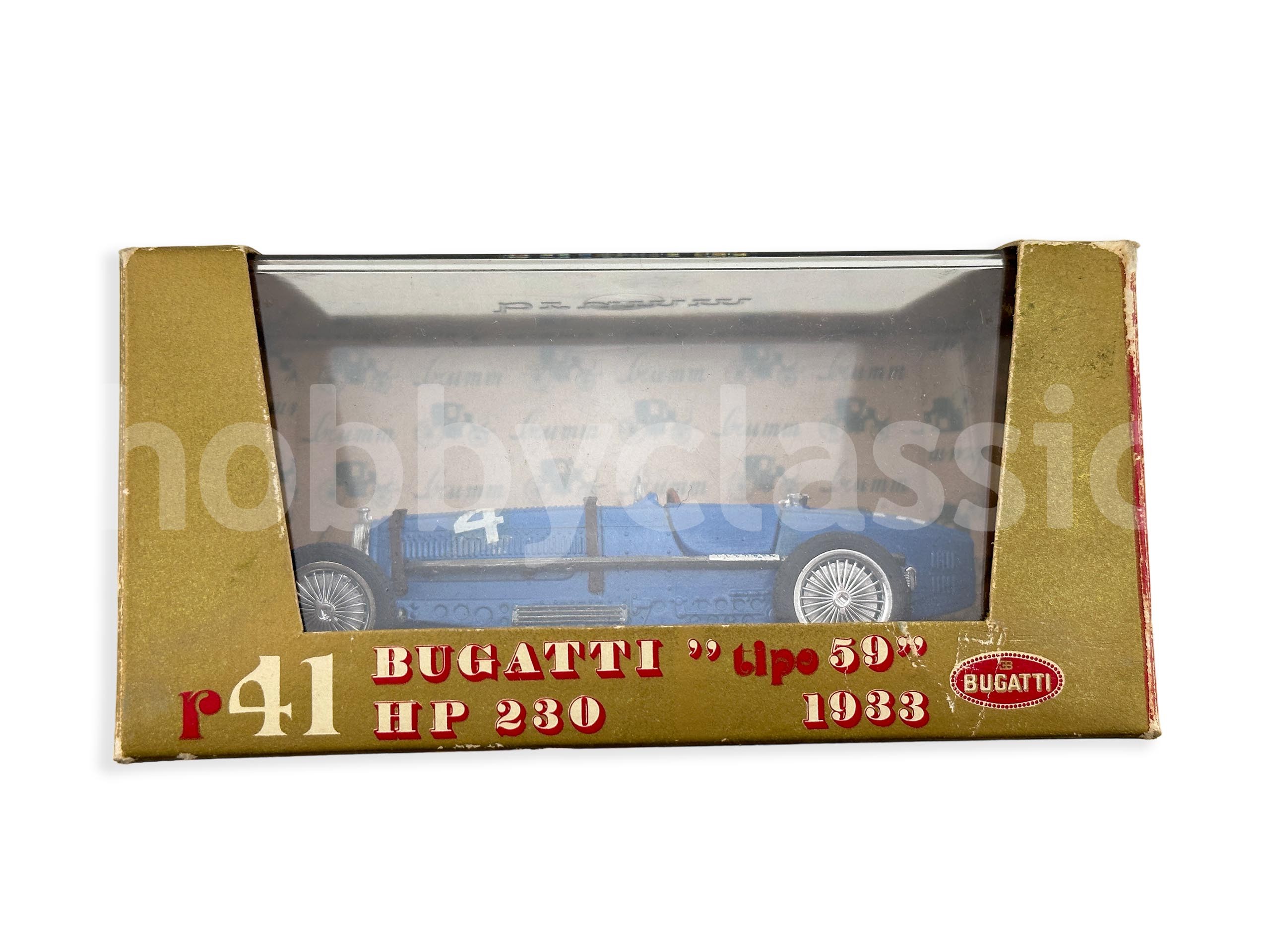 BRUMM 1/43 BUGATTI Type 59 - GP de Monte Carlo 1934 R174 for