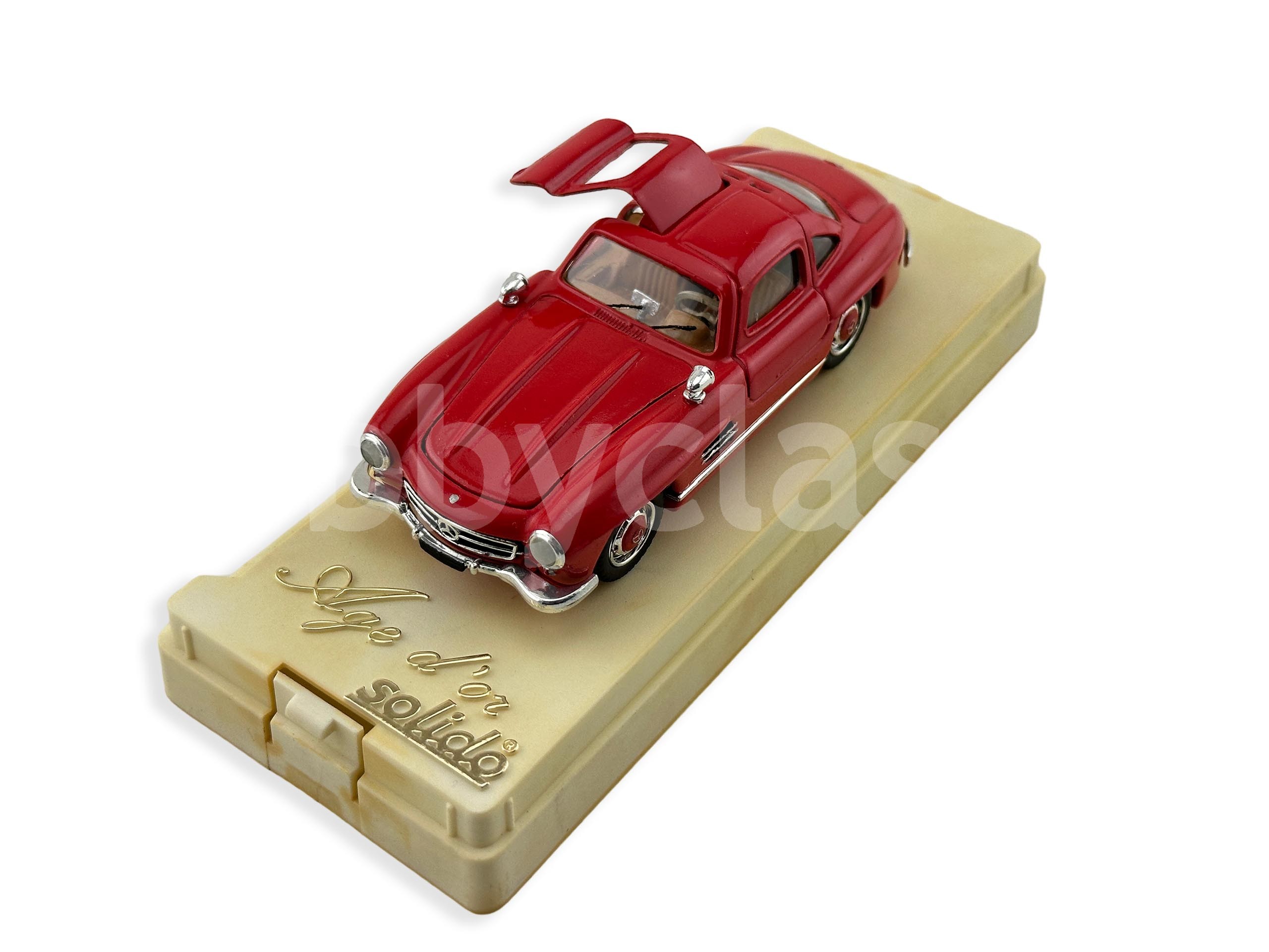MERCEDES BENZ 300 SL 1954 RALLYE DE CHARBONNIERE 1/43 SOLIDO SANS BOITE