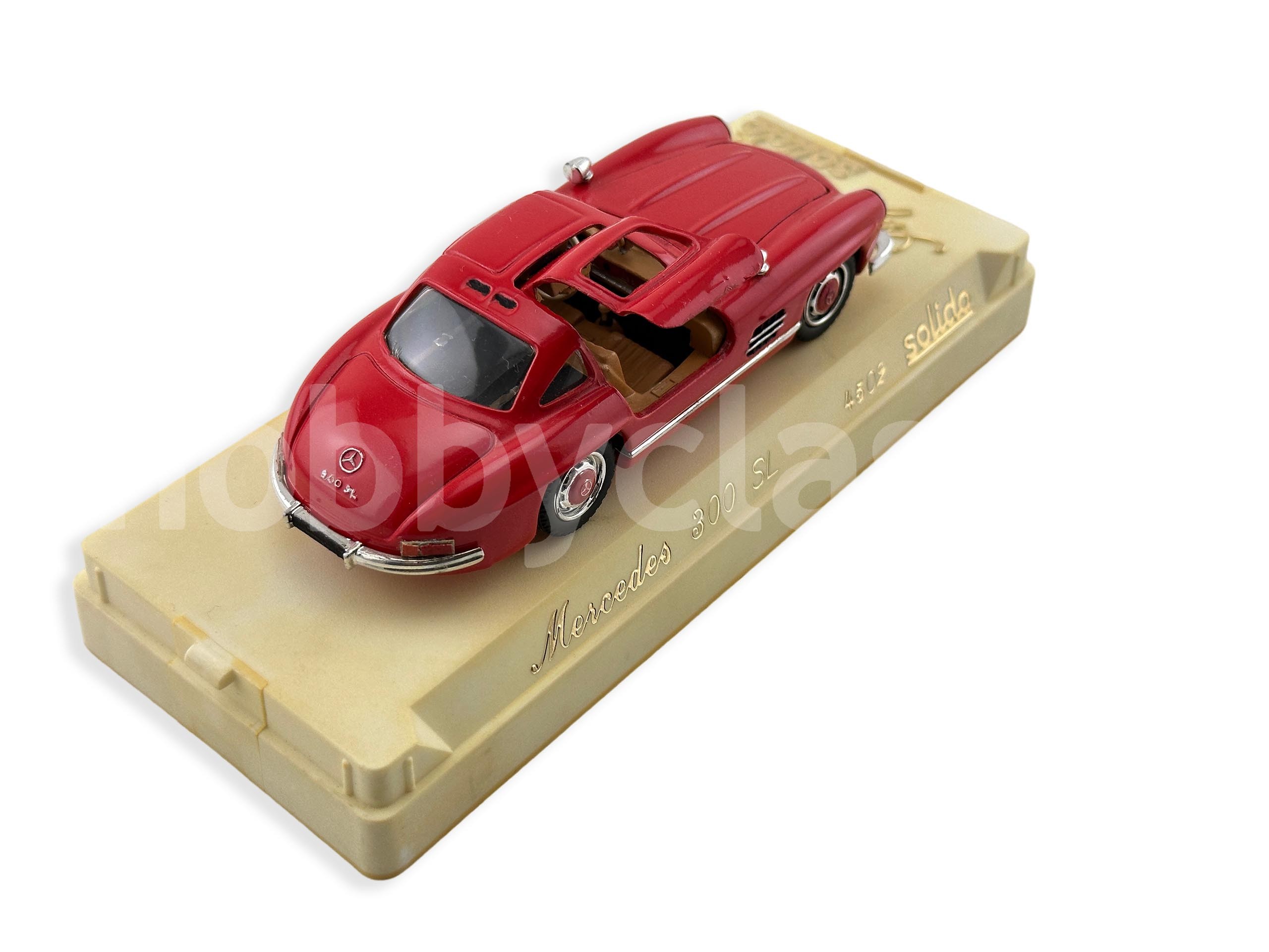 Coffret Collection Mercedes 300 SL - Modèle Réduit 1/43 En Métal, Gris