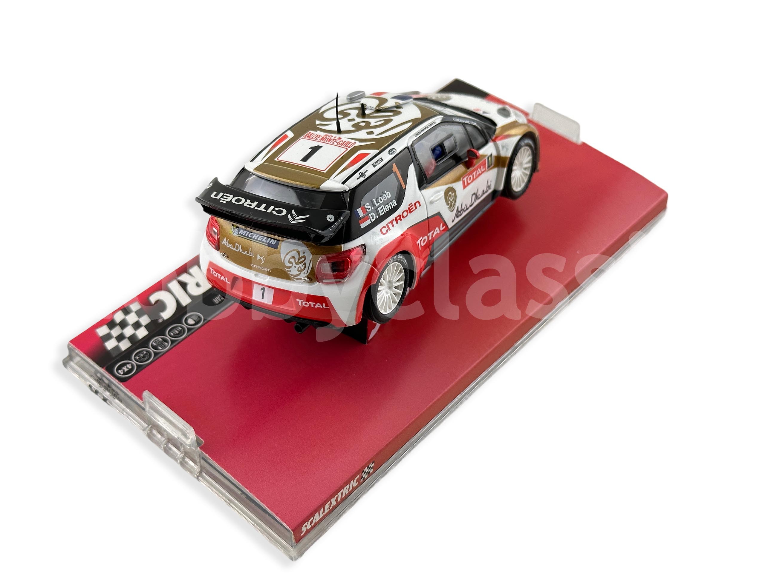 Miniature IXO Altaya Citroën C3 WRC Abu Dhabi #7 - Rallye Du Mexique 2017 - 1/18