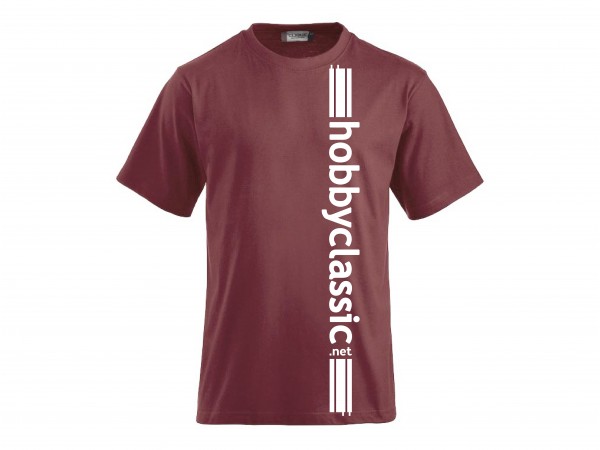 Camiseta HobbyClassic - Granate