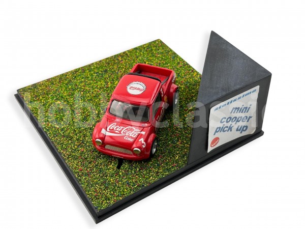 Mini Cooper - Pick Up CocaCola con Peana