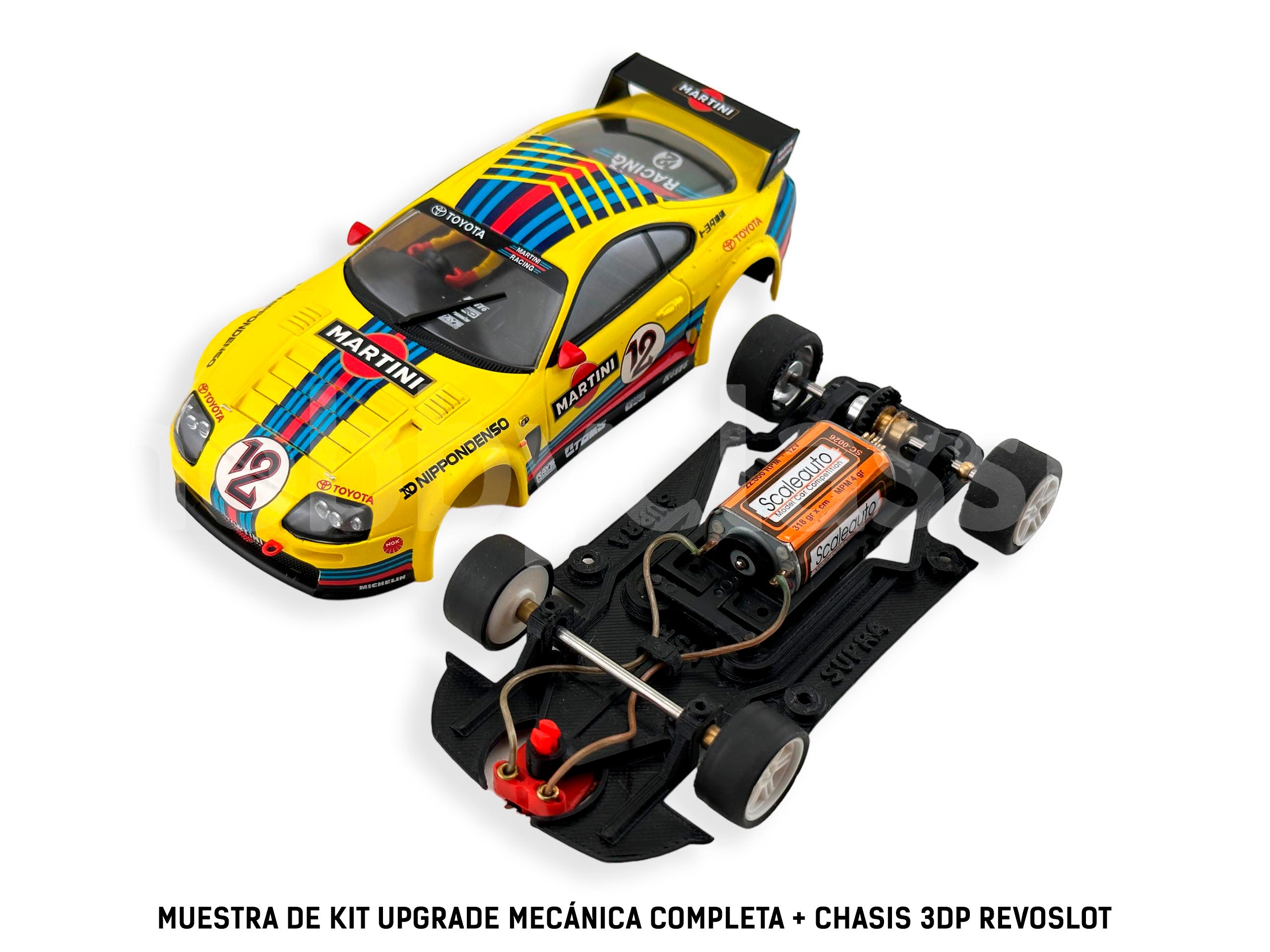 Pack Mercedes CLK GTR + Chasis 3DP + Upgrade Kit Mecánica Completa ...