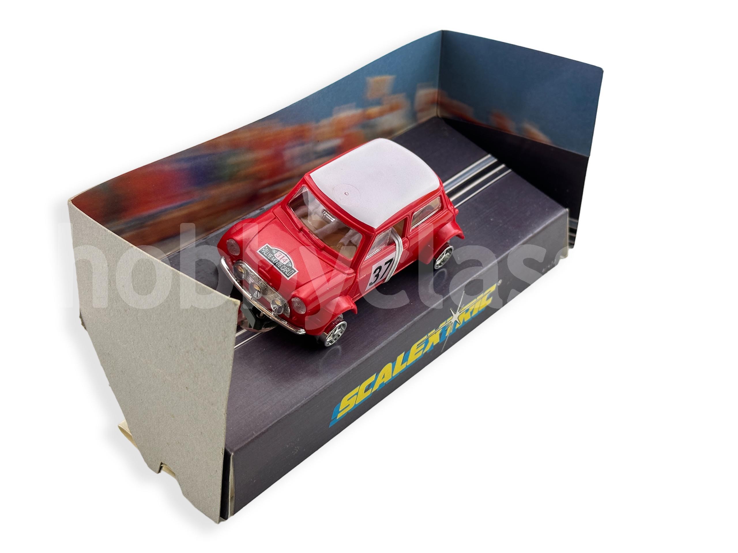 Scalextric MiINI Cooper S n°74 Gulf Goowood - Circuits de Legende