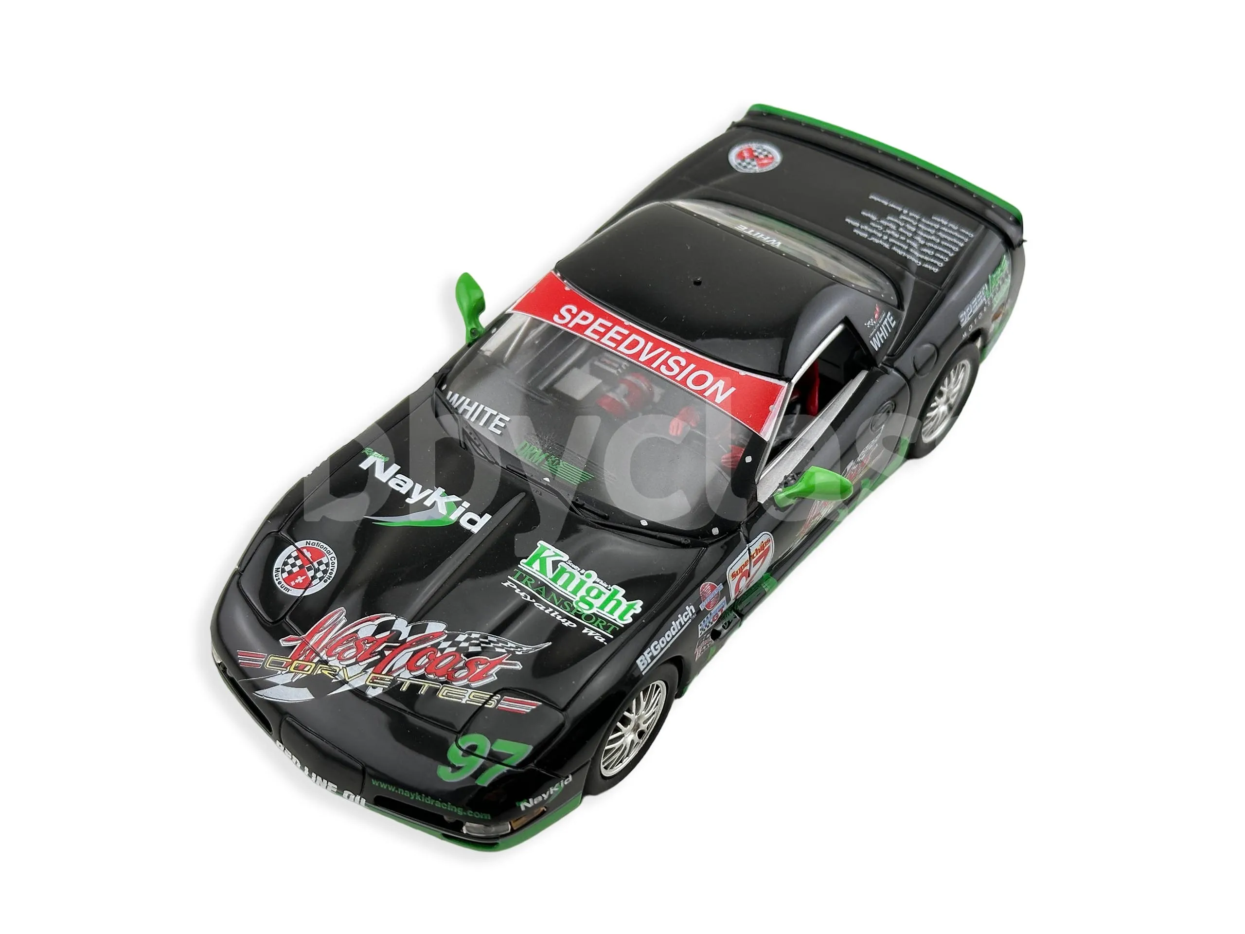 323- Scalextric FLY Corvette C5 Speedvision GT 2000 Bill Cooper Ref. A
