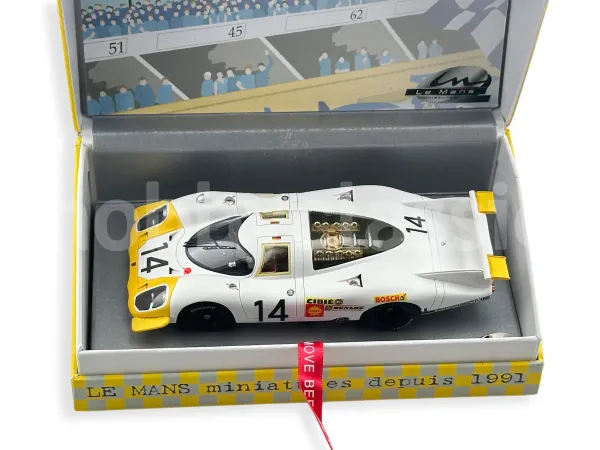 Porsche 911T Herman Damseaux Le Mans 1969 - Maßstab 1:43 1965-1969 24H