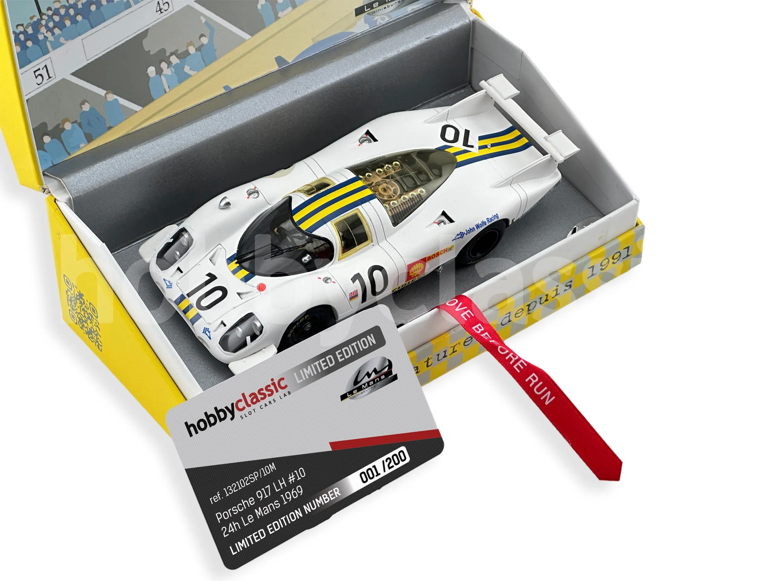 Kit Modèle Porsche 910 N°38 Le Mans 1967 - Provence Moulage échelle 1/43 - Résine - Occasion
