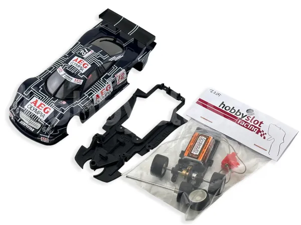 Pack Mercedes CLK GTR AEG + Chasis 3DP + Upgrade Kit Mecánica Completa