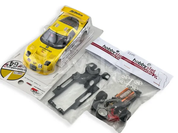 Pack Corvette C6 + Chasis 3DP + Upgrade Kit Mecánica Completa