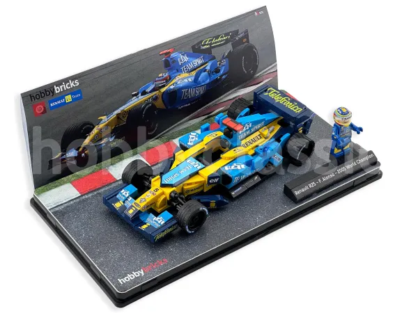 Renault R25 - Fernando Alonso - 2005 World Champion - MOC Brick