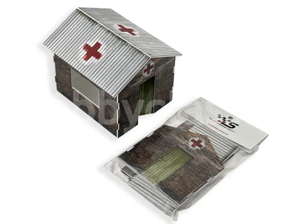 First Aid Hut / Caseta Cruz Roja Vintage - 1/32