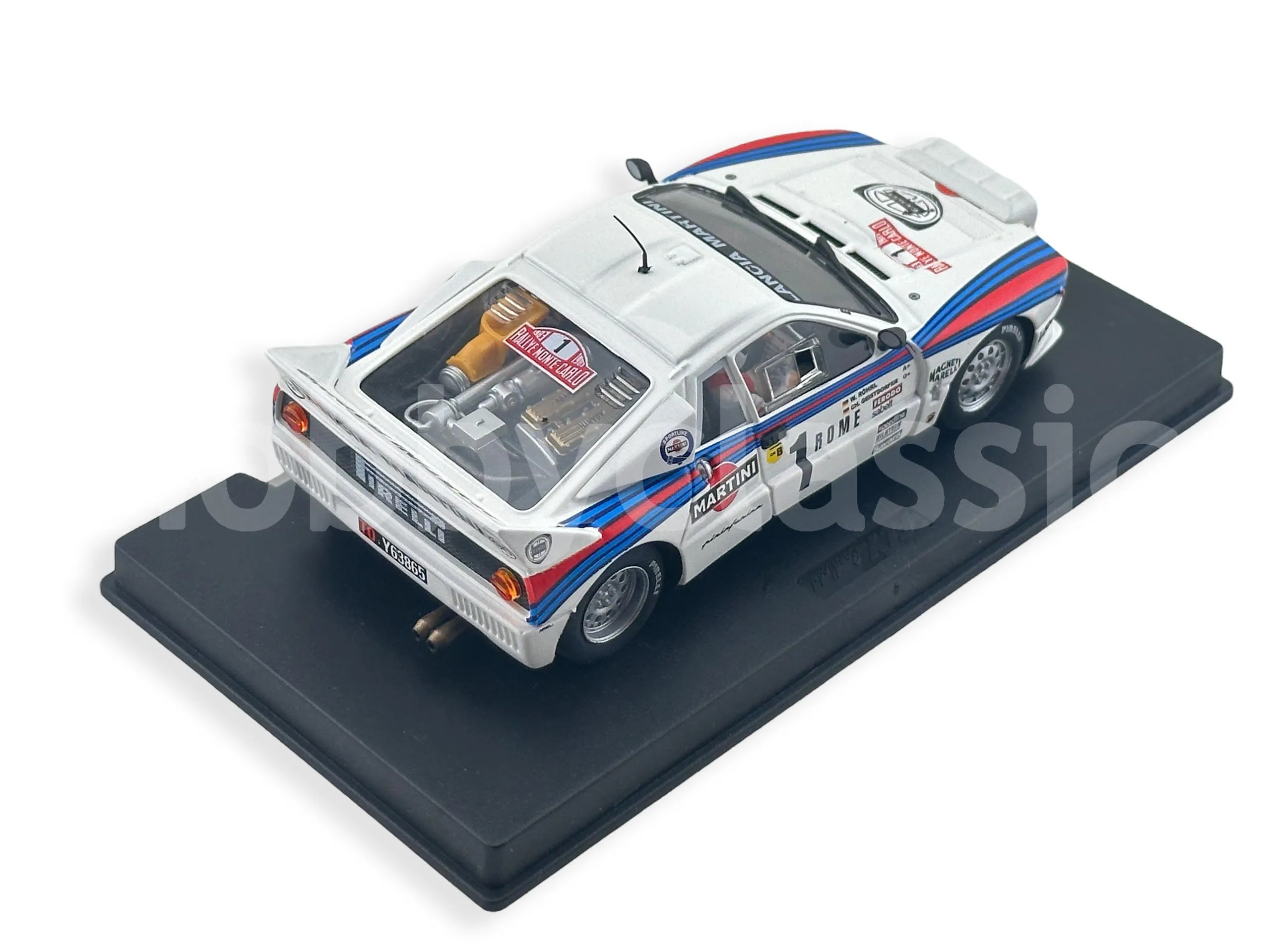 Lancia 037 EVO N°1 - Rallye Monte Carlo 1983 - Ixo 1/43 (Miniature En Boîte)