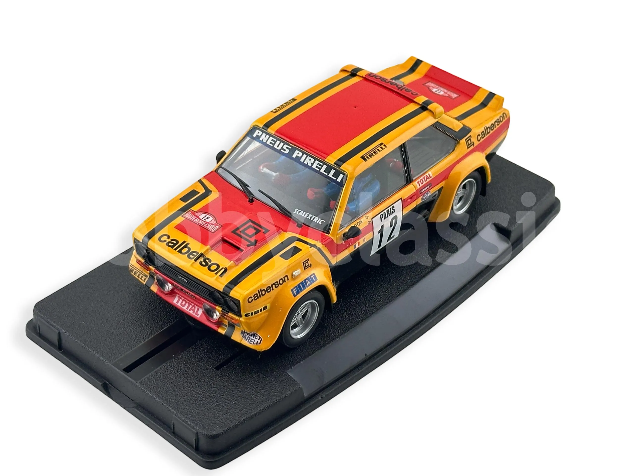 Slot Car Scx scalextric 6297 Fiat Seat 131 Abarth #1 A.Zanini-J.petisco