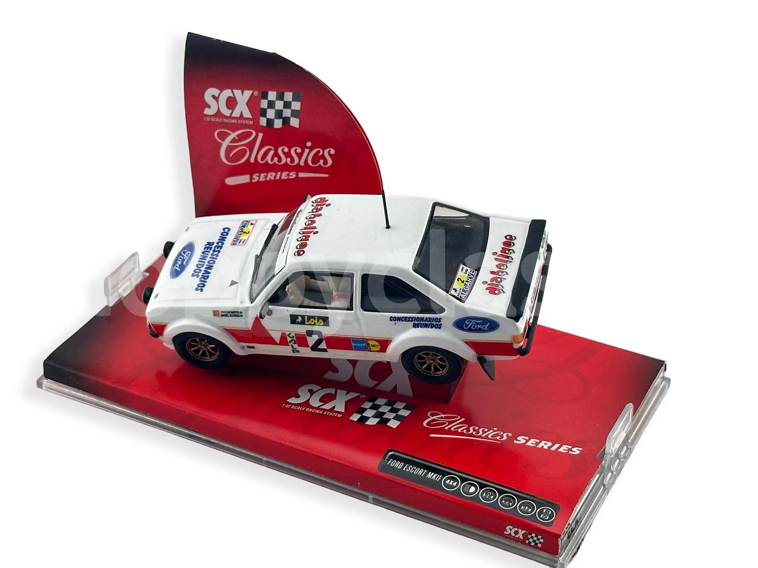 Ford Escort MkII Team Diabolique - 1st Rally Algarve 1985 - Hand-Painted