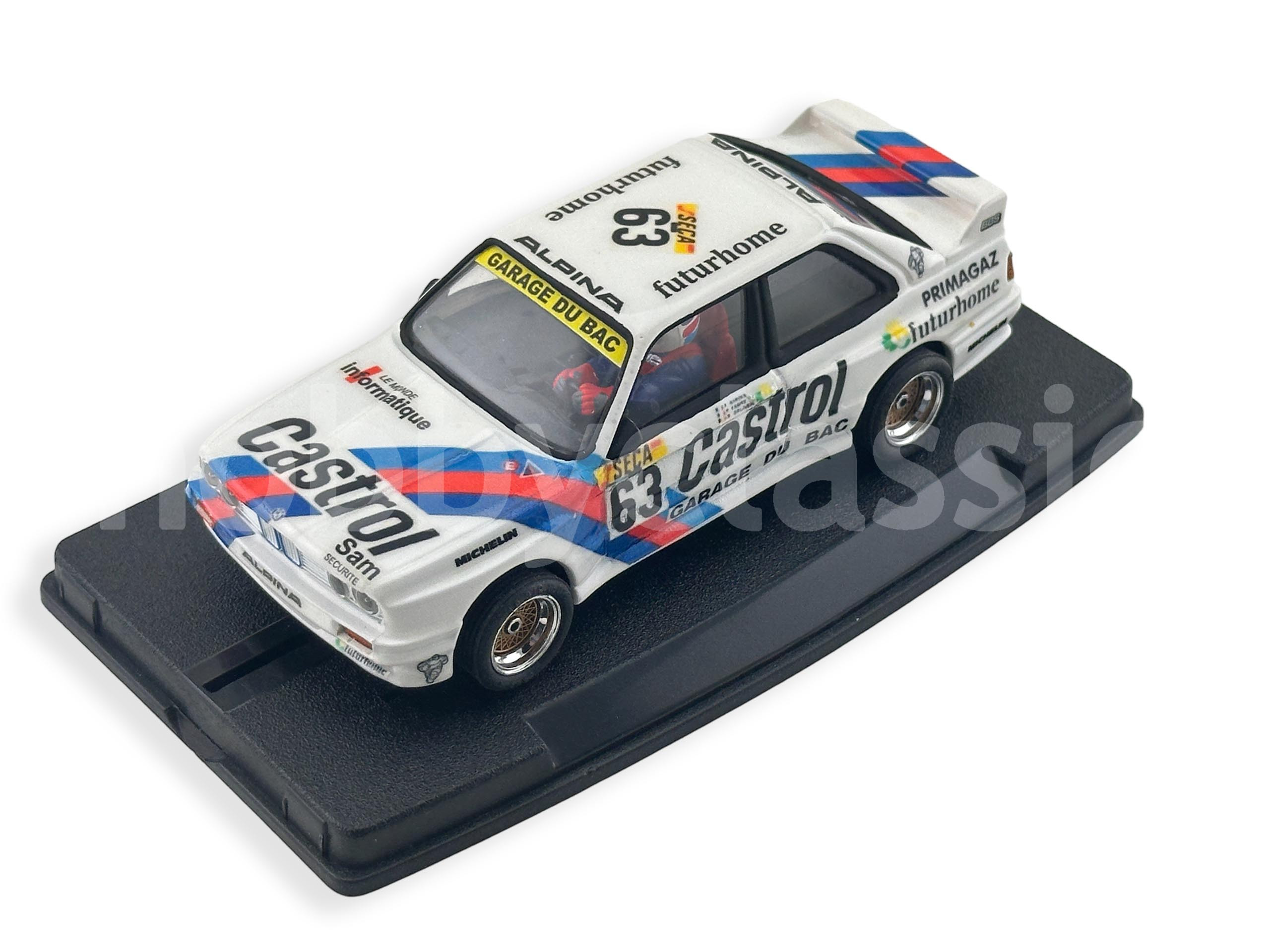 Slot Voiture 1/32 FLY MODEL CAR  BMW M3 E30 24H Spa 1988