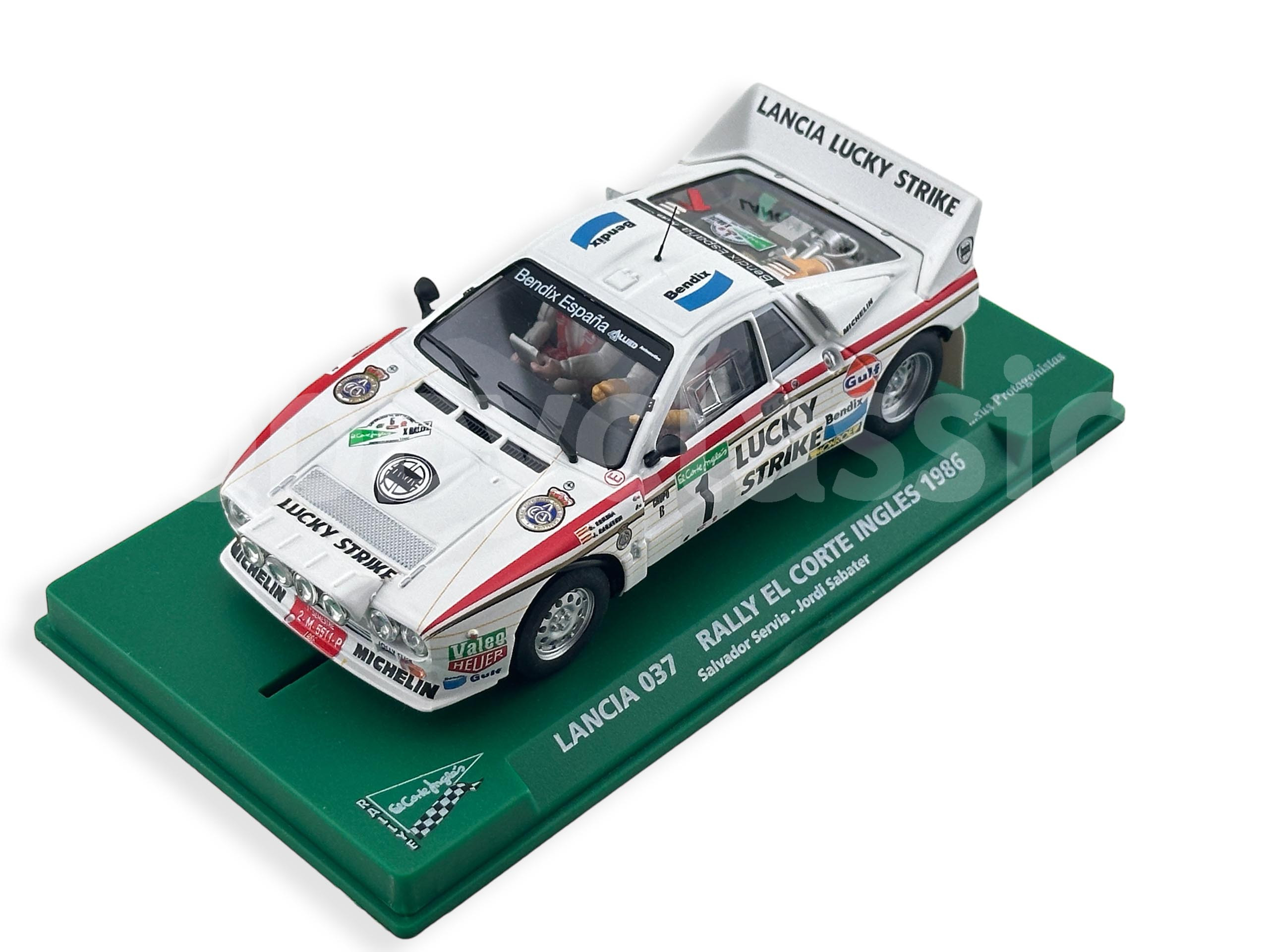 Miniature Peugeot 206 Rallye 1:43 - 1º Rally El Corte Inglés 2003 - MiniPartes