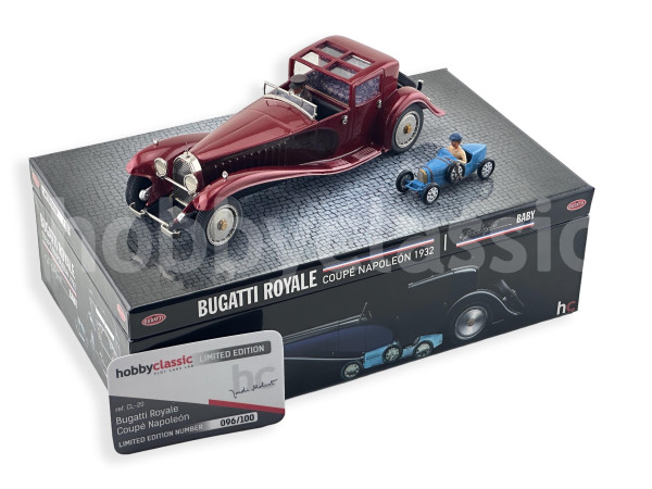 Bugatti Royale Coupé & Baby Bugatti - Carmine Red - n96/100