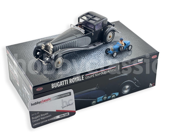 Bugatti Royale Coupé & Baby Bugatti - Titanium Gray - n98/100