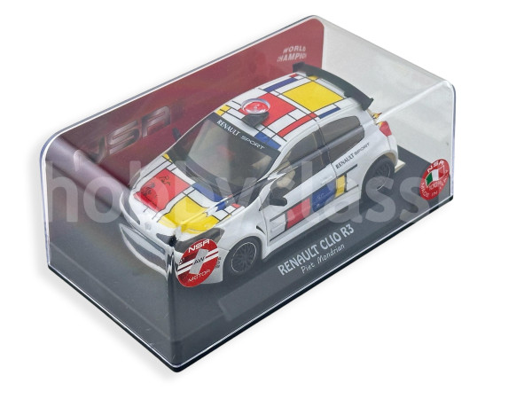 Maquette 1/43 R43 – Renault Clio R3 N°47 Rossi Rallye WRC Monte Carlo 2024, Neuve