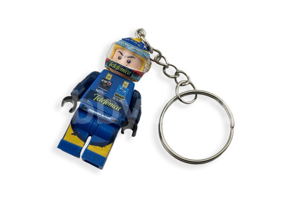 MiniFigure Keychain - Fernando Alonso - 2005 Season