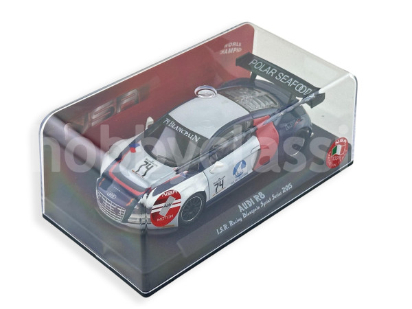 Coche miniatura Audi R8 1/43 Spark LMS No.4 Belgian Club Team WRT 24h Spa 2016 A