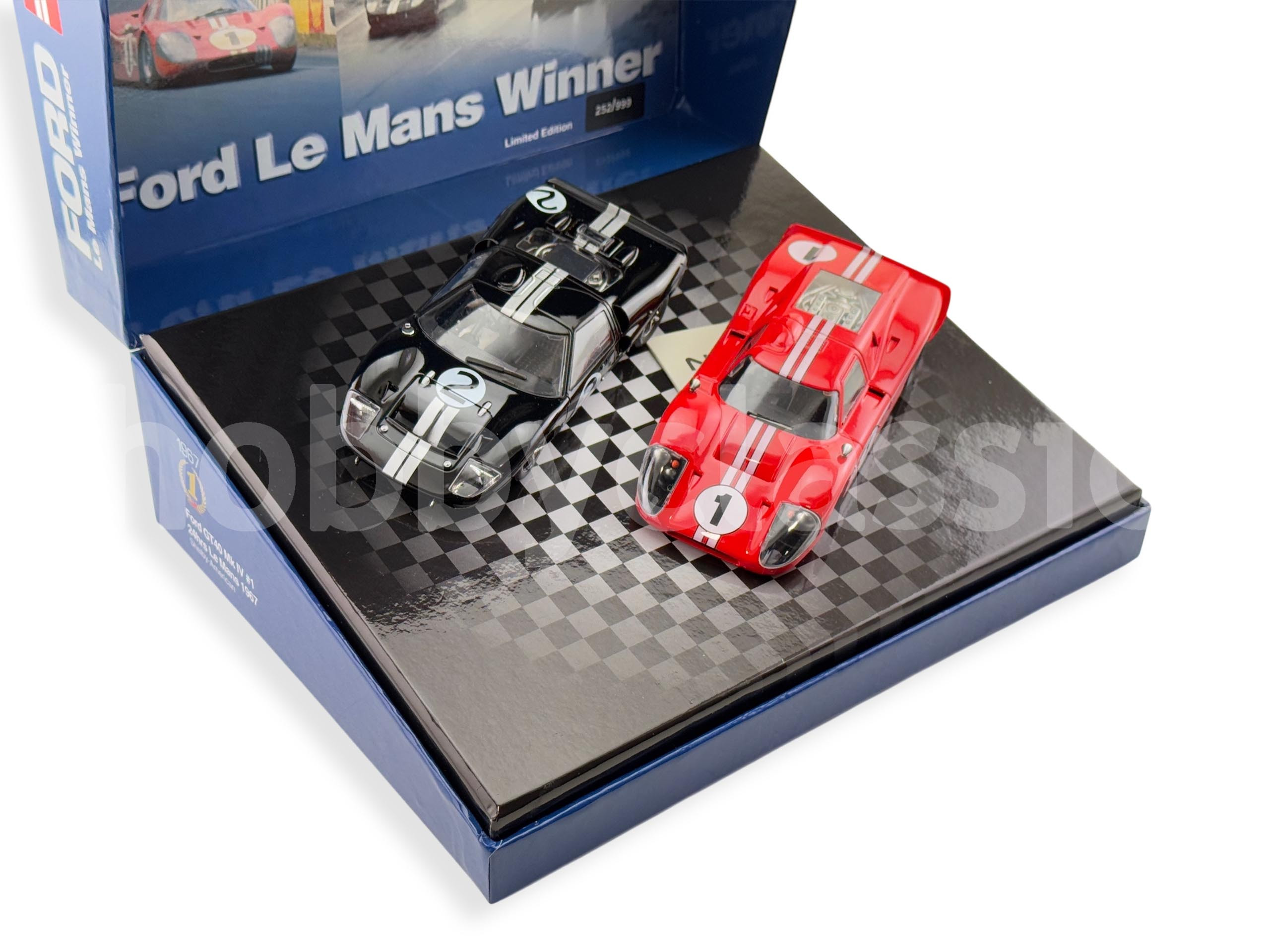 NSR SET04 – Ford GT40 Mk II / Mk IV – Vainqueur 24h Du Mans 1966/1967 – Slot 1/32 (neuf)
