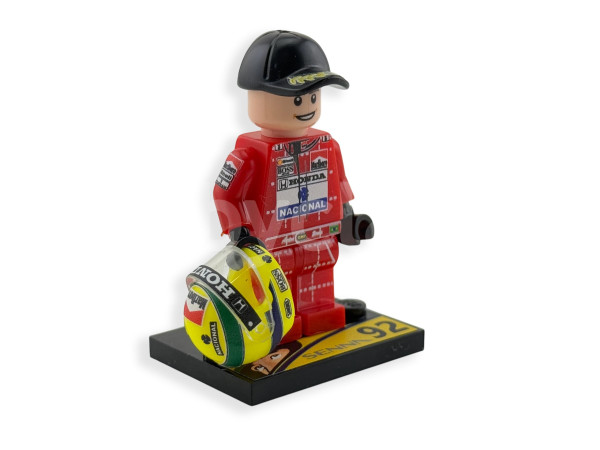 MiniFigura LEGO - Ayrton Senna - McLaren - 1992  Season