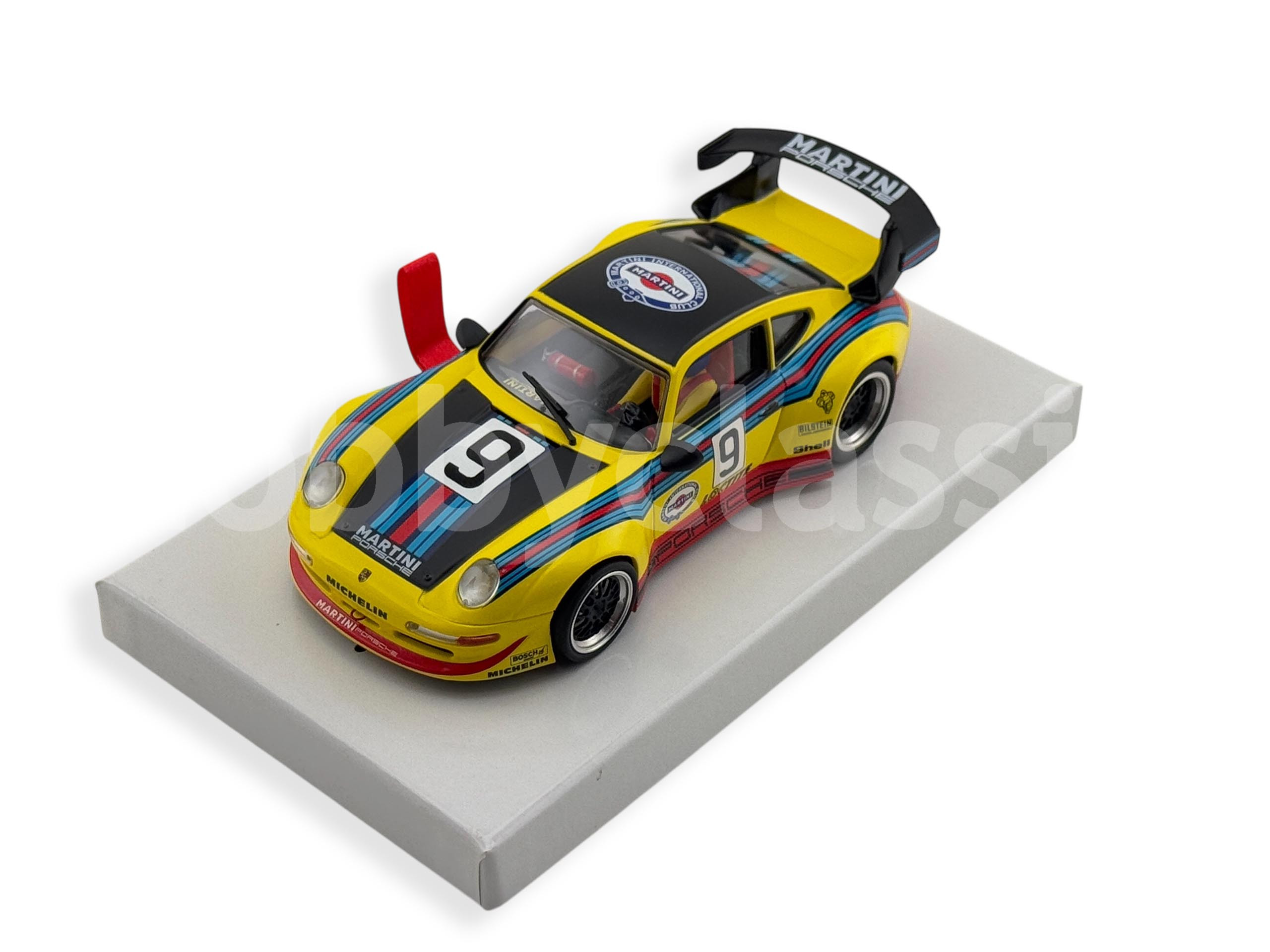 Tin toy 1960's Yonezawa-Japan PORSCHE MARTINI LE MANS
