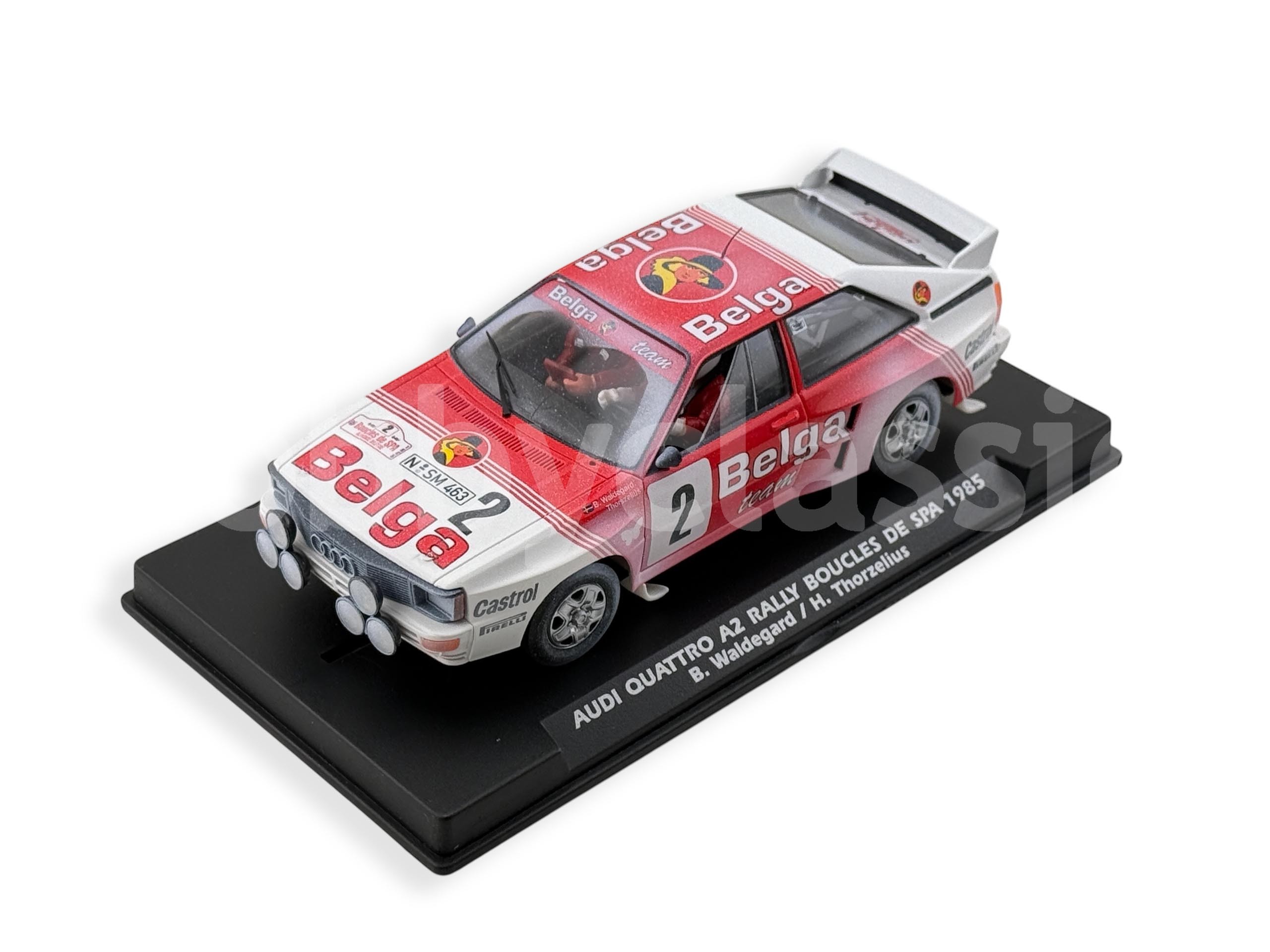 Audi Quattro A2 - B. Waldegard - Rally Boucles de Spa 1985 - After Race