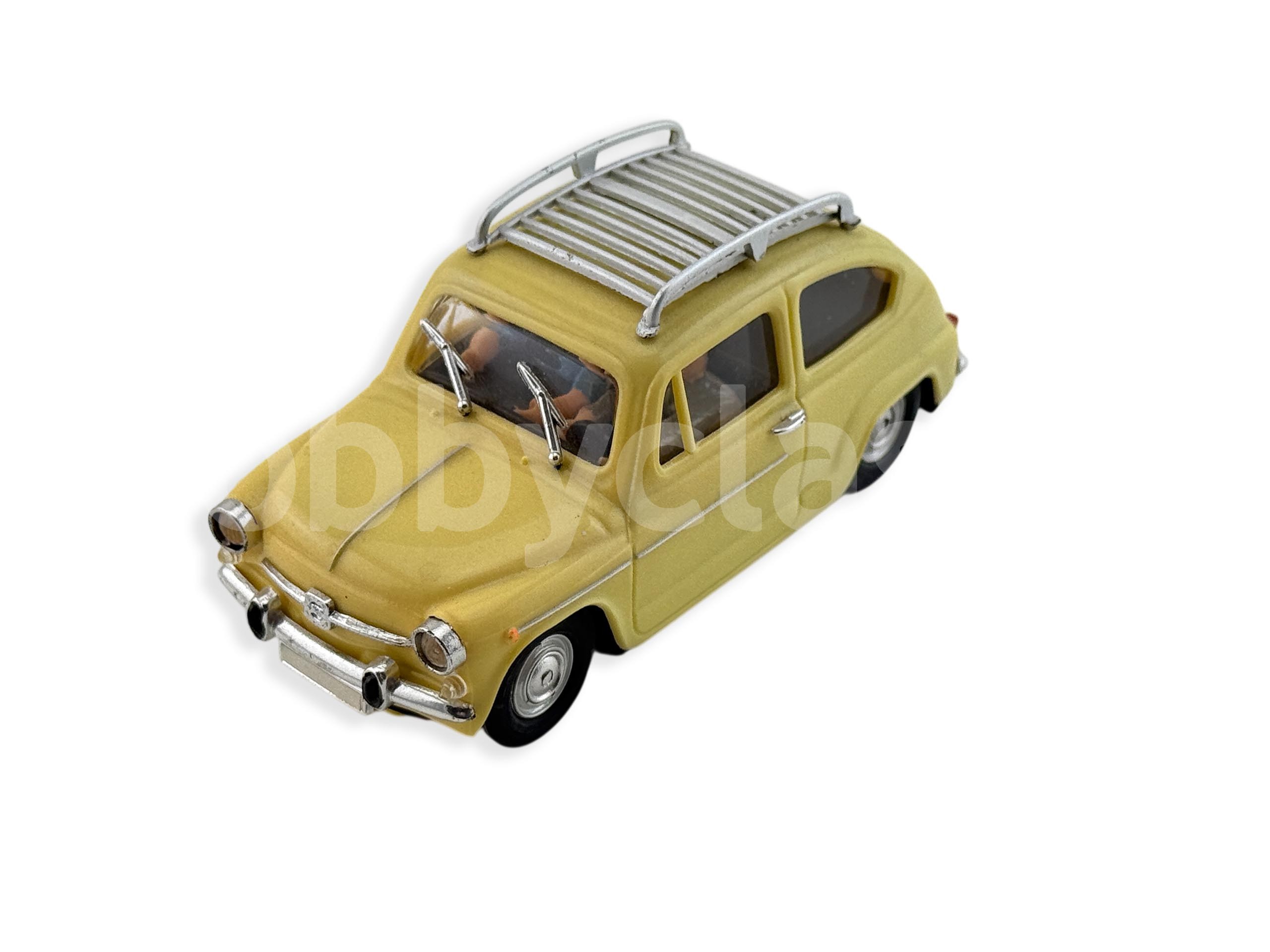 Seat 600 E - Crema Road Car - Hand-Painted