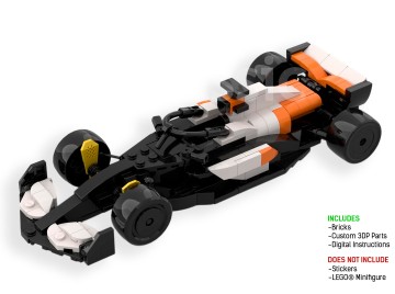 Model Kit - M MCL38 - 2024 Singapore GP - Custom Brick MOC